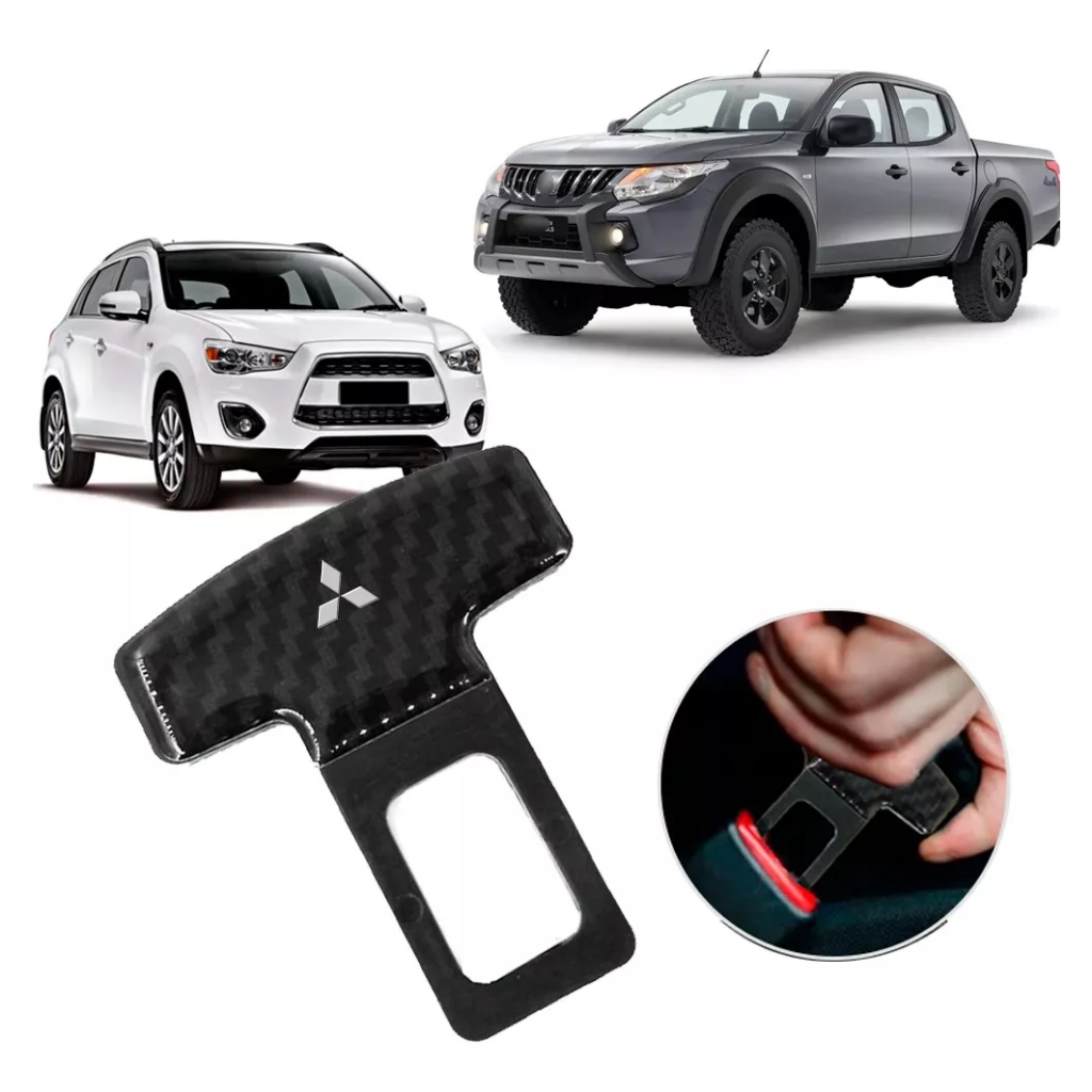 Trava Fivela De Cinto Anti Som L200 Triton Asx Tr4 Outlander Pajero Outdoor Full