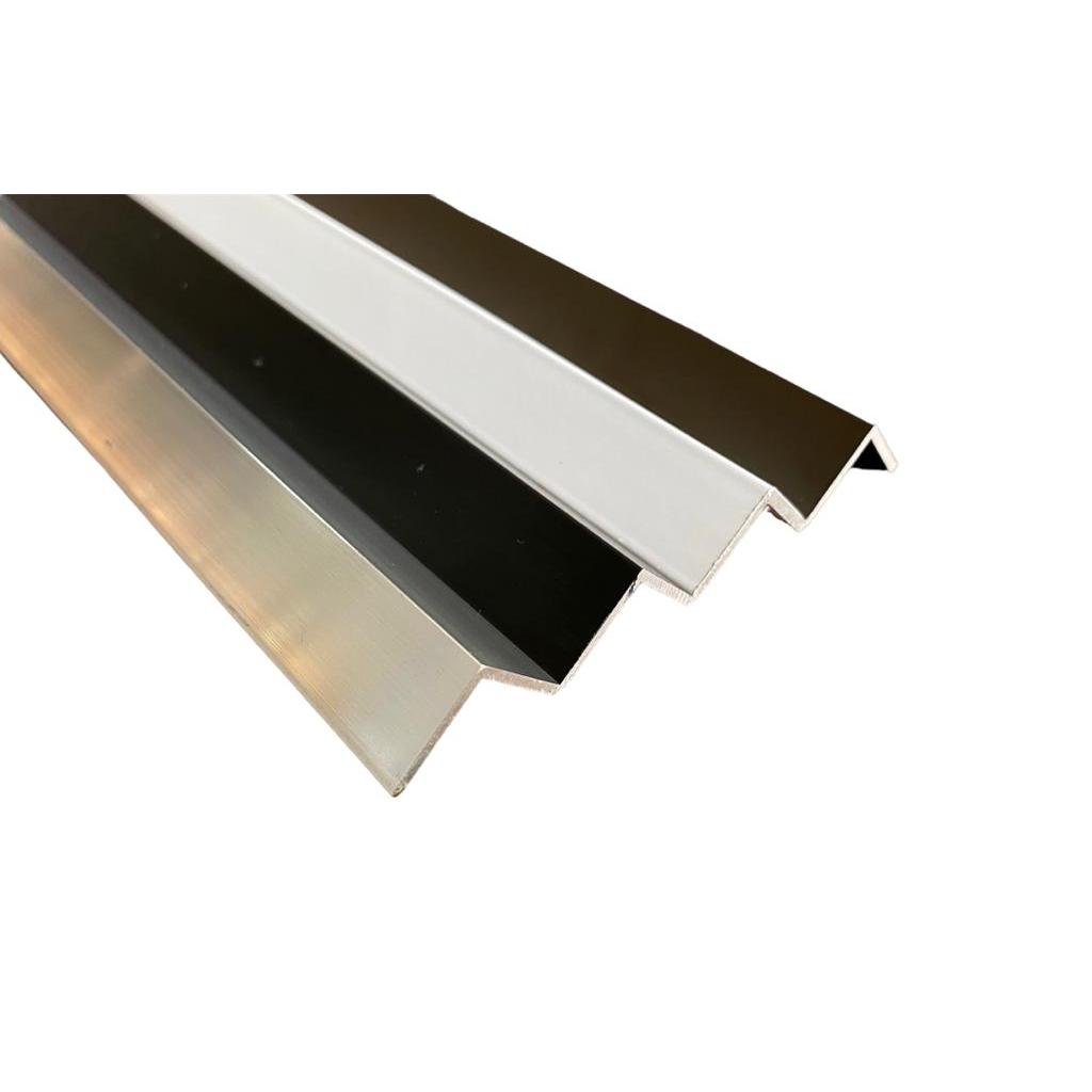 Cantoneira em L de Alumínio 19x19mm – 1 Metro para Acabamento de Quinas e Proteção de Parede em Oferta na Shopee