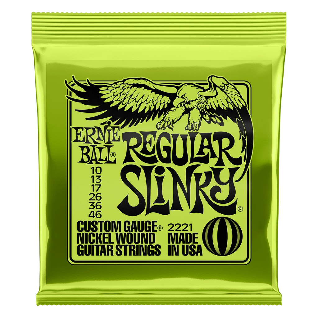 Encordoamento Ernie Ball Guitarra 010 Regular Slinky 2221