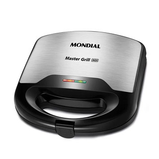Sanduicheira e Grill Master Inox 750W 110 Volts - Mondial