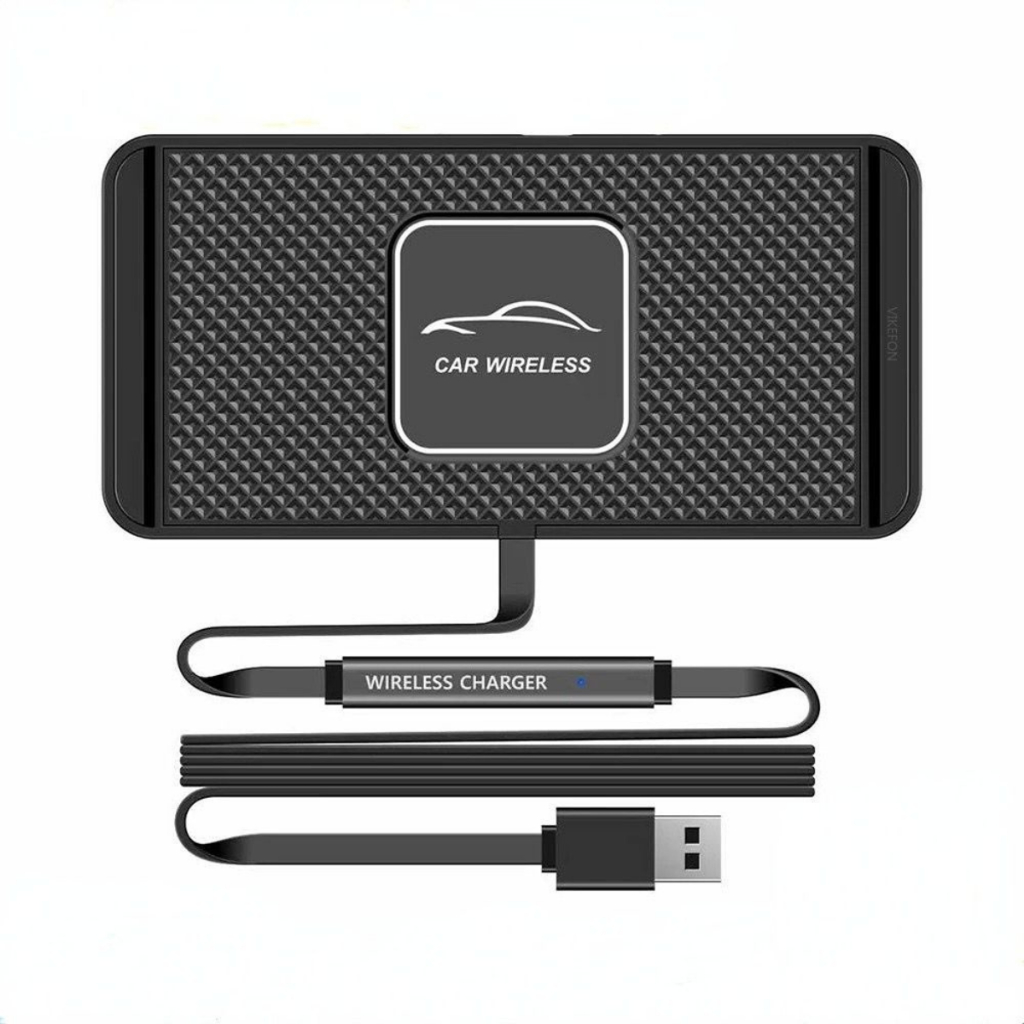 Carregador wireless Por Indução Ultra Rápido P/carro 15w Android Ios