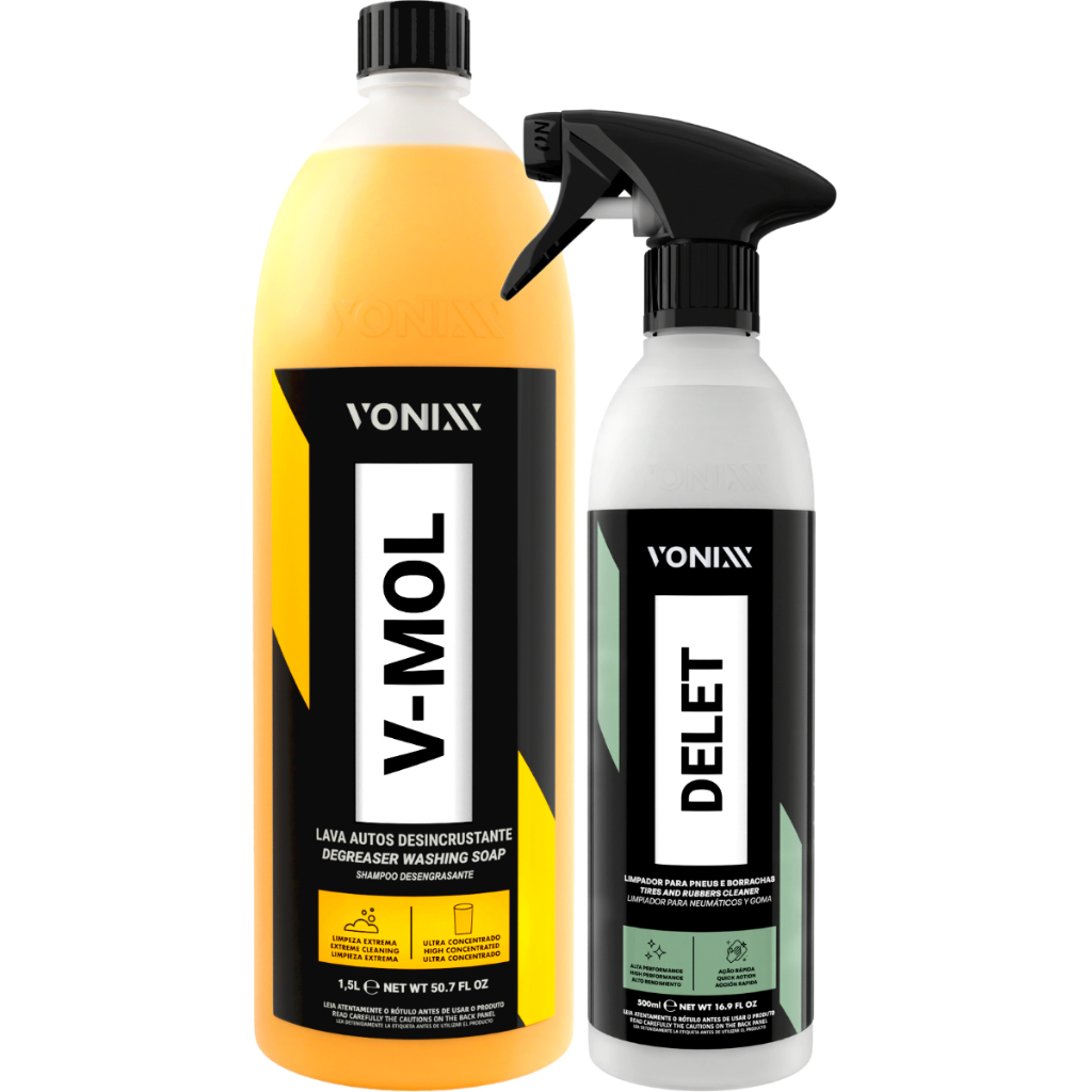 Shampoo Automotivo V-Mol Delet Limpa Pneu Borracha Vonixx