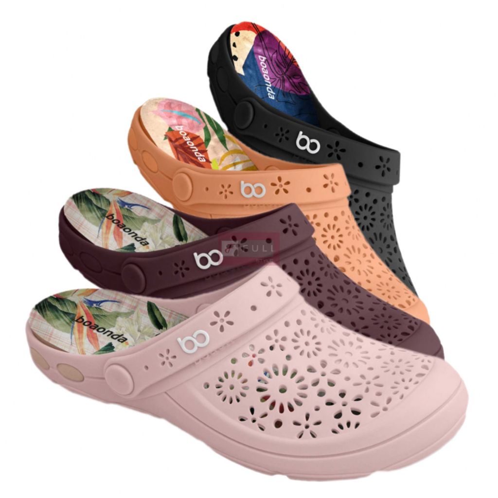 Sandalia Nellie Boaonda Original Feminino Casual Ortopedica Rasteira Confortoa
