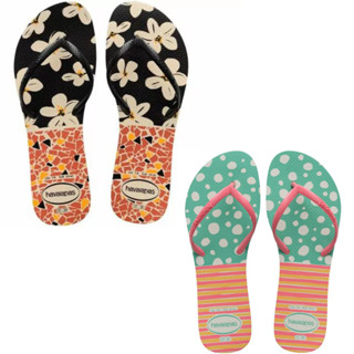 Chinelo Havaianas Feminino Slim Flat Mix Sandalia Lançamento Havaianas Original