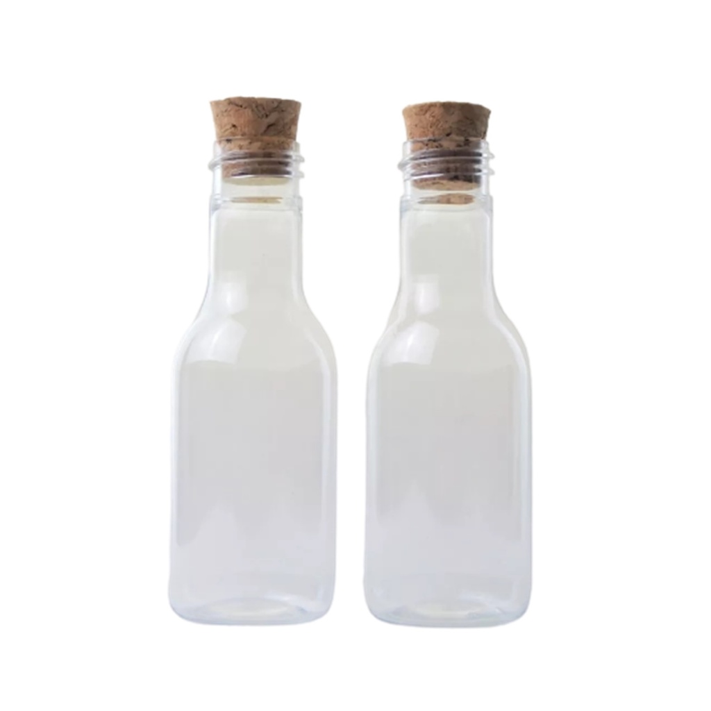 30 Mini Garrafinhas De Plastico 50ml Tampa De Rolha Kit Festa Lembrancinha Chá Cozinha  Festa Junina em Oferta na Shopee