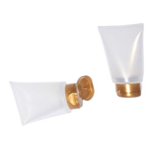 50 Bisnaga Plástica 30ml Para Personalizar Kit Festa Transparente Flip Top Comestico Mini Shampoo em Oferta na Shopee