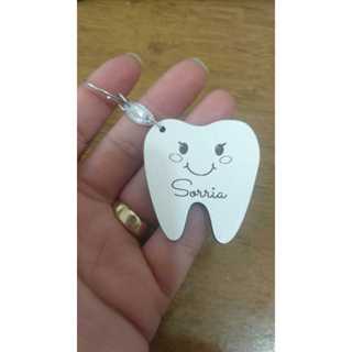 Lembrancinha Chaveiro Dente em mdf. em Oferta na Shopee
