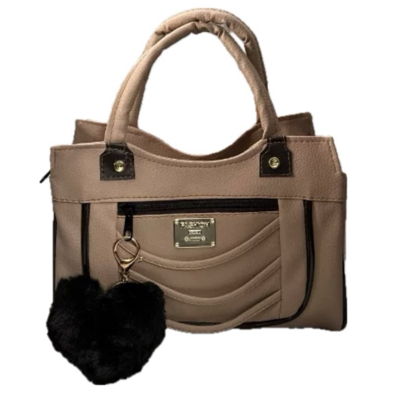 Bolsa Feminina Tiracolo Transversal  PEQUENA 2 Divisórias + 2 Alças + CHAVEIRO POMPOM + ENVIO IMEDIATO