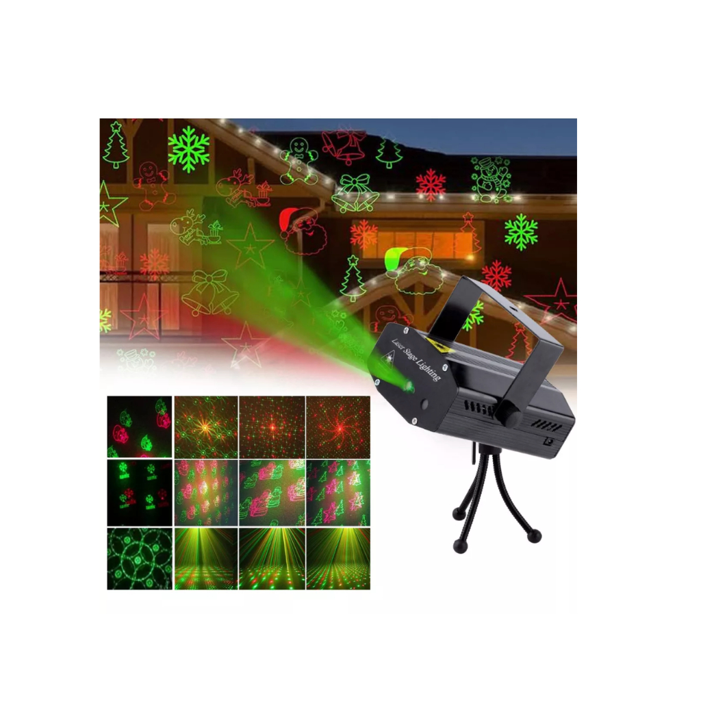 Laser Projetor Natalino Festa Iluminação Uso Interno Bivolt