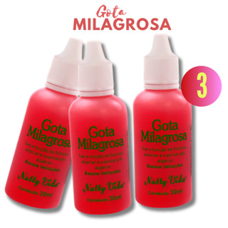 kit 3 Gota Milagrosa 30ml Ação Instantânea