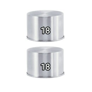 Kit (2) Formas REDONDA ALTA N 18 x 10 Assadeira Bolo Aluminio em Oferta na Shopee