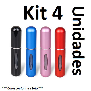 Porta Perfume Spray Recarregável para Bolsa e Viagem - 5ml