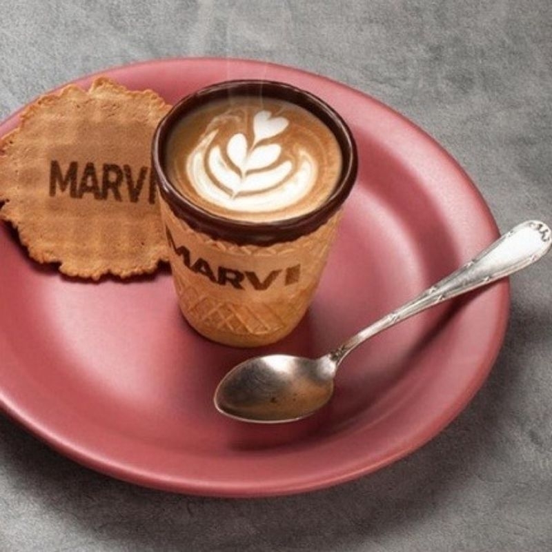 Casquinha Cup Chocolate 50ml MARVI C/6un - 1 Caixa ou kit 2 Caixas