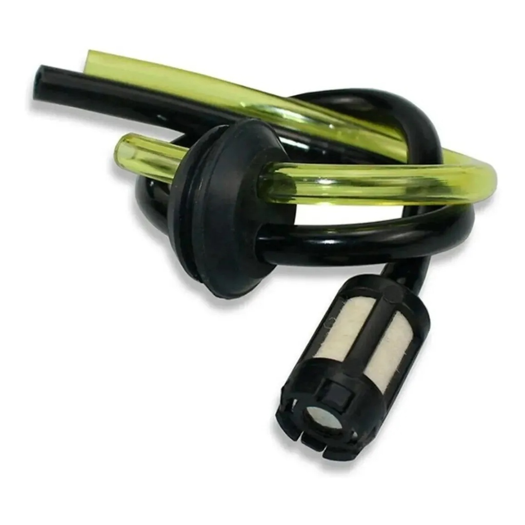 Kit Filtro Combustível + Mangueira Vedação Bucha Roçadeira — imagem 2 de 2