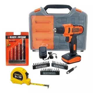 Kit Parafusadeira Furadeira 3/8 12v C/ 41 Acessórios+ Maleta em Oferta na Shopee