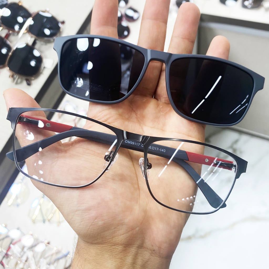 Óculos Armação Masculino Lente Polarizada + Clip On 2 Em 1 Diversas cores E modelos em Oferta na Shopee