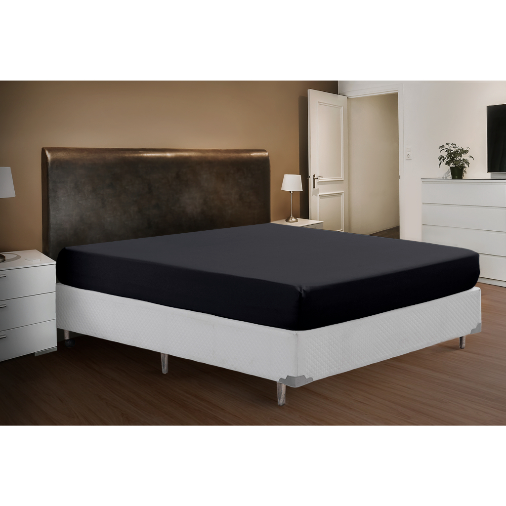 Lençol Casal Com Elástico 400 Fios Percal Aveludado Avulso Diversas Cores Muitas Cores Lindas