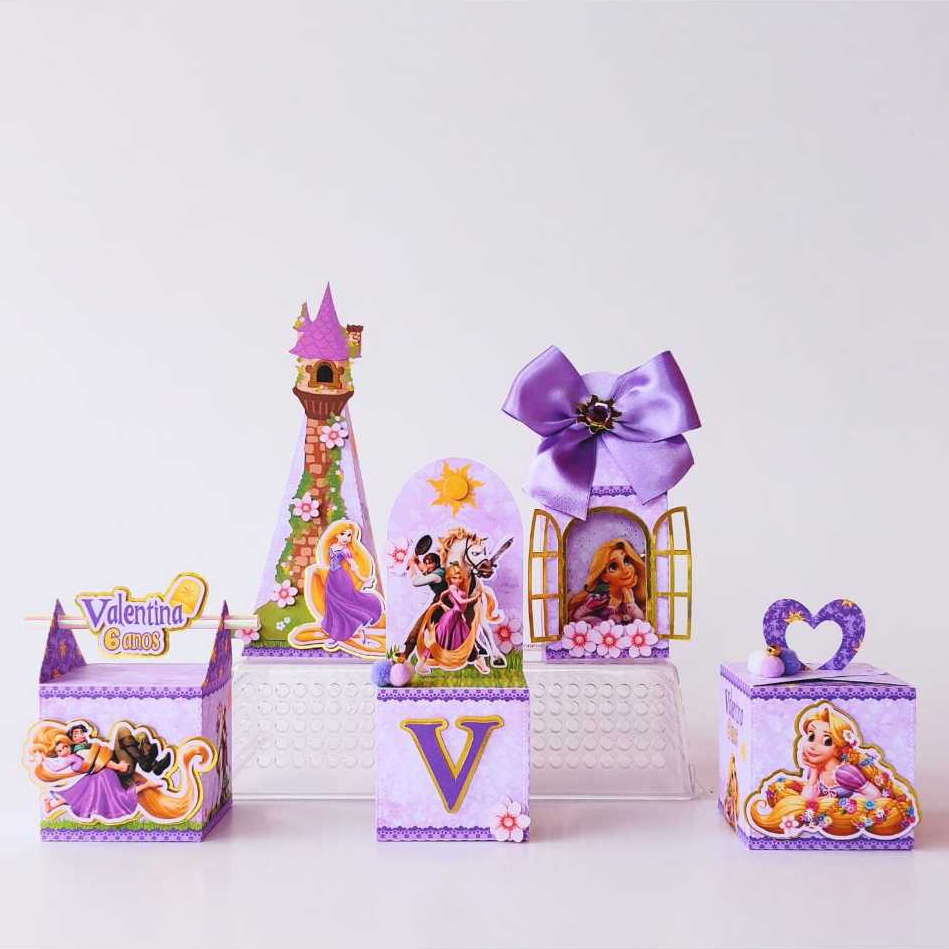 Personalizados Rapunzel Luxo / Enrolados  / Aniversário / Decoração / Festas / Lembrancinhas