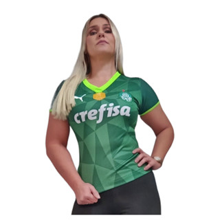 Camisa Baby Look Feminina Do Palmeiras