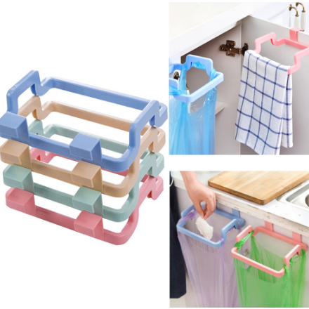 Suporte De Plástico p/Saco De Lixo Móvel 18x16x4cm Lixeira p/Porta De Armário Cores Sortidos em Oferta na Shopee