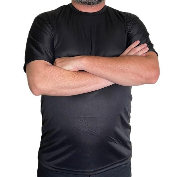 Camiseta PLUS SIZE masculina básica. Uso casual e esportivo. Curve em Oferta na Shopee
