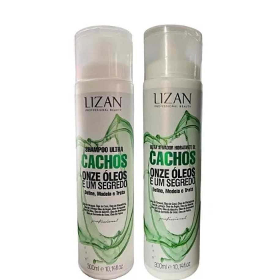 Lizan Cachos Onze Óleos e Um Segredo Kit Shampoo + Ultra Ativador 300ml