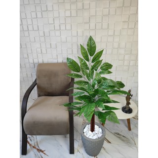 Brasileirinho Verde Planta Artificial Grande Vaso Decorativo