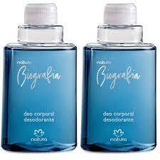 Refil Desodorante Spray Corporal Biografia Masculino 02( dois refil )100ml cada - Natura