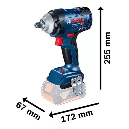 Chave De Impacto 2 Bateria 4ah Gds 18v-400 Bosch + Carregador Bivolt · foto 2