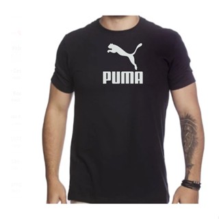 PLUS SIZE - Camiseta Unissex PUMA Logo Blusa 100% Algodão - Tamanhos P ao G3 - Oferta