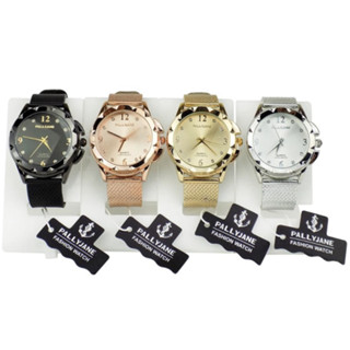 Kit 5 Relogios Femininos Pulseira em aço Prova dagua Pallyjane RX DHP Atacad social Piscina