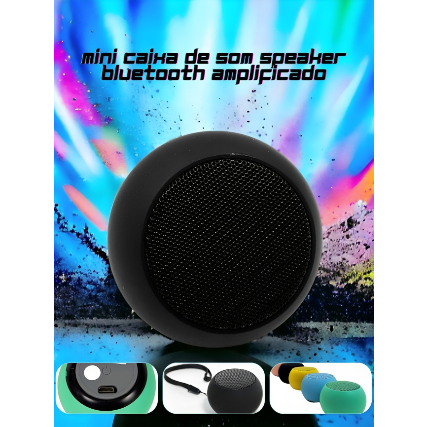 Mini caixa de som Speaker Bluetooth Amplificada