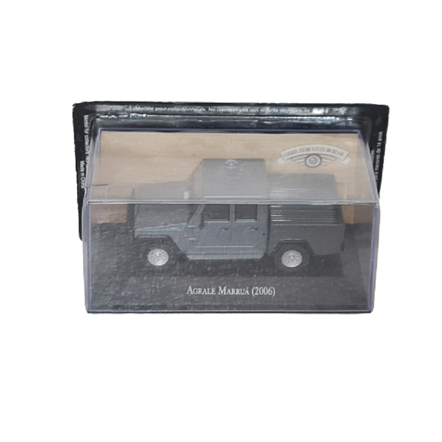 AGRALE MARRUÁ 2006 CARROS INESQUECÍVEIS DO BRASIL ALTAYA 1:43 CASE DE ACRÍLICO LACRADO