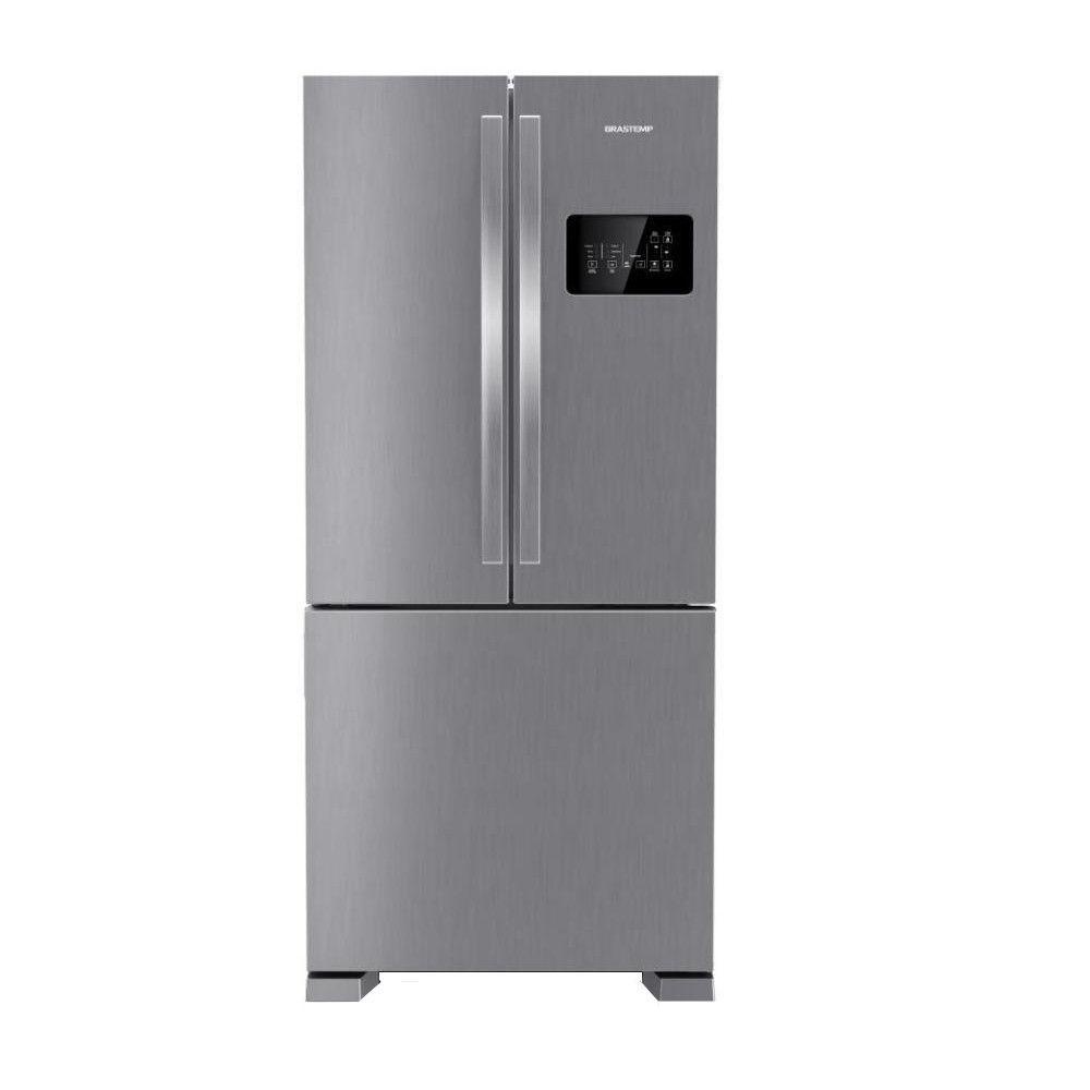 Geladeira Brastemp Frost Free French Door A+++ 554 litros cor Inox - BRO85AK • 110V