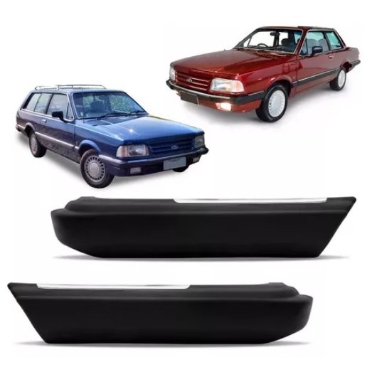 Ponteira Polaina Dianteira Del Rey 85/91 Belina Scala 85/91 Friso Cromado