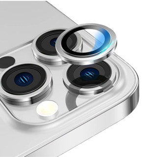 KIT PELÍCULA DE VIDRO CÂMERA IPHONE ANEL LISO METÁLICO IP 13 / 13 MINI / 13 PRO / 13 PRO MAX - 2 / 3 PÇ