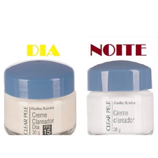 Kit Creme Clareador Facial Dia FPS 15 + Noite Clear Abelha Rainha