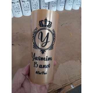 30 Copos long drink personalizados com arte em uma cor em Oferta na Shopee