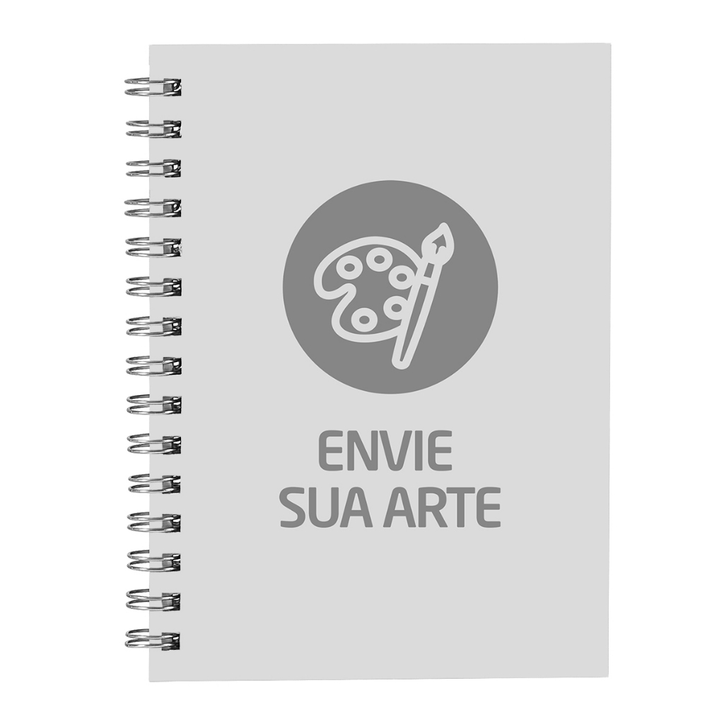 Caderno Envie Sua Arte Personalizado 100 Folhas 14x20 cm em Oferta na Shopee