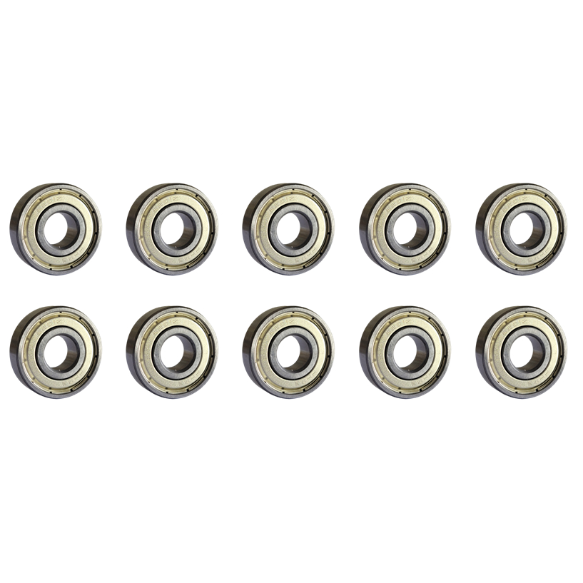Kit 10 rolamentos 6201 HMS ZZ - 12x32x10mm em Oferta na Shopee