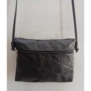 Bolsa de couro legítimo pequena