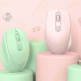 Mouse Sem Fio Colorido Wireless 2.4GHz Usb Óptico Escritório Elegante em Oferta na Shopee