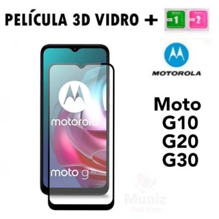 Película 3D Vidro Temperado Full Para Motorola Moto G10 G20 G0