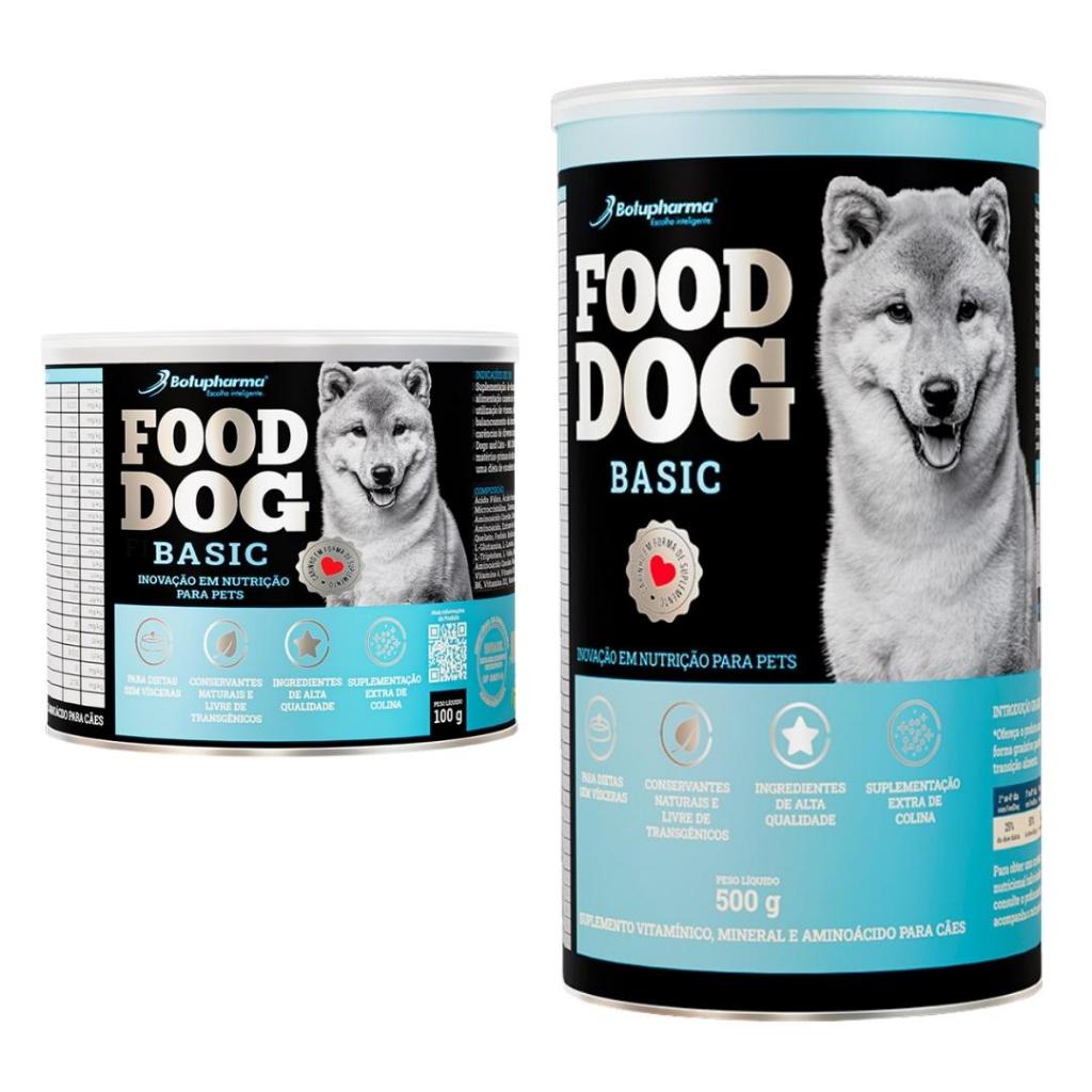 Food Dog Basic Suplemento Para Cães Com Alimentação Caseira Botupharma - 100g ou 500g