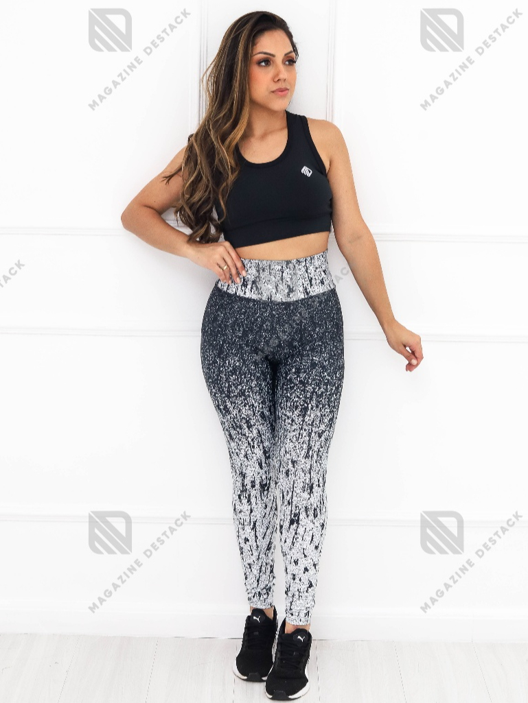 Calça Legging Suplex MD Fitness Camuflada feminina promoção para Academia, Caminhada, Esporte, Lazer queima de estoque