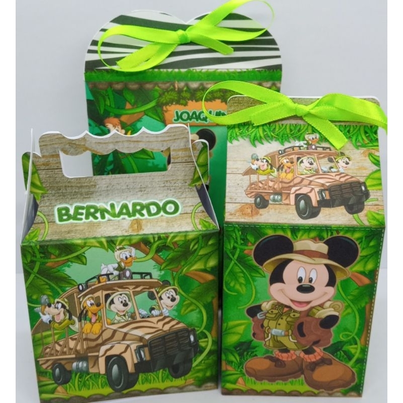 Kit Festa Safari Do Mickey 40 Unidades + 20 tags para docinhos em Oferta na Shopee