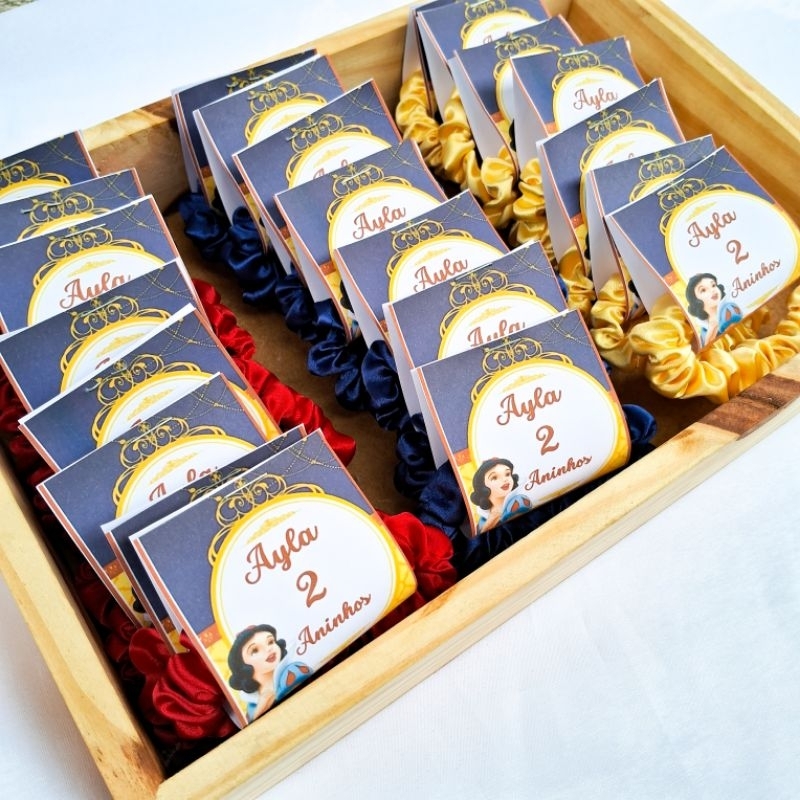 lembrancinha personalizada Branca de Neve e mais