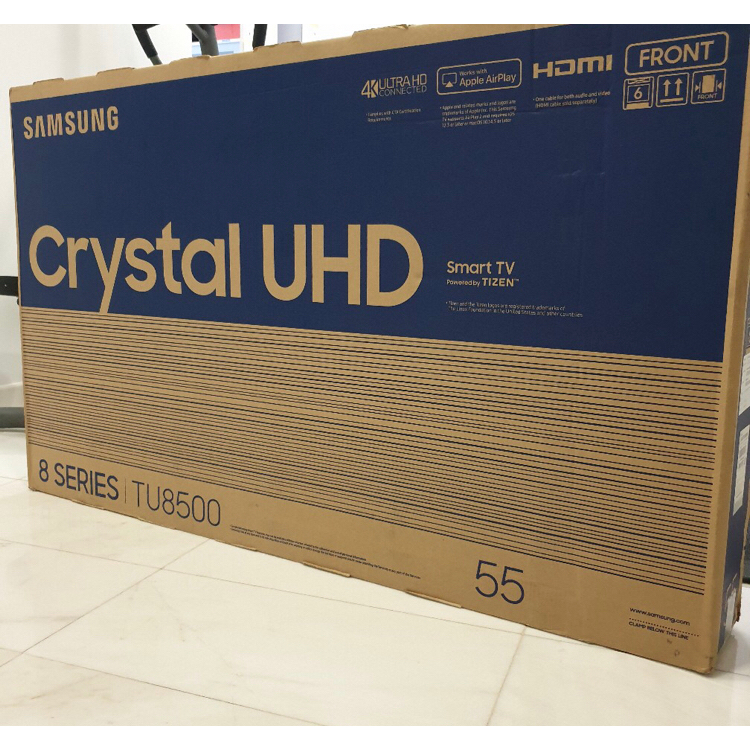 NOVIDADE ORIGINAL SELADA SAMSUNG CRYSTAL UHD 55 POLEGADAS SMART WEB OS TV