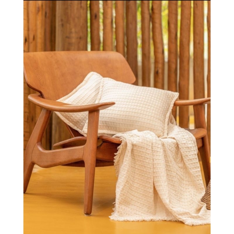 Manta Xale Chale King Minimalista Boho Rustica Off White Trabalhada 260x280 Cama Posta Sofa Poltrona Decoraçao Algodao Ideia Presente Mae Esposa Mulher Sogra Madrasta Avo