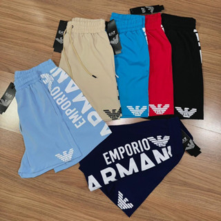Bermuda Shorts Com Elastano Empório Armani Padrão Site